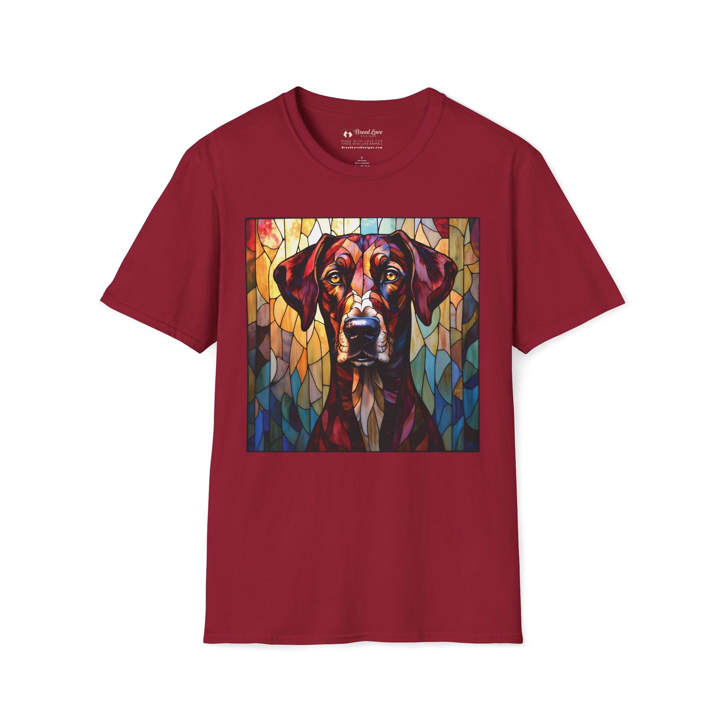 Stained Glass Great Dane T-Shirt