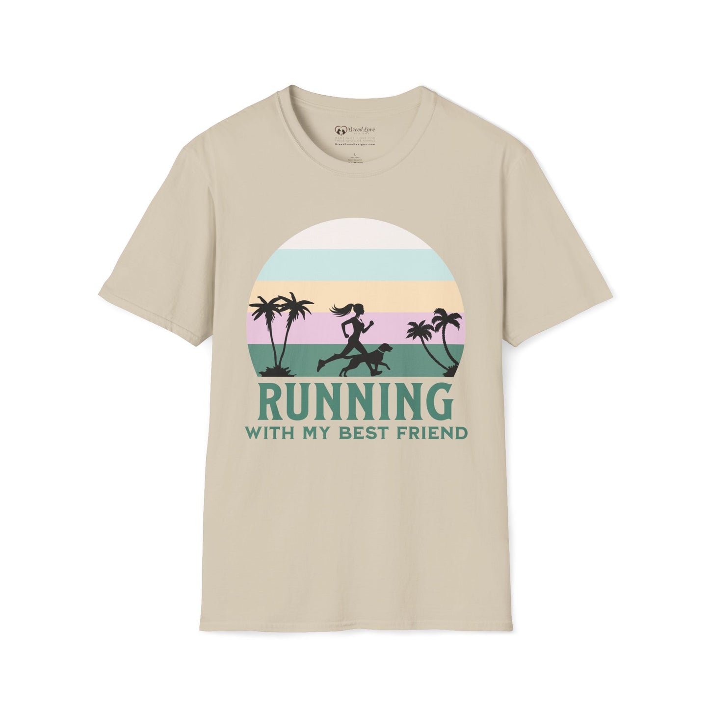 Running With My Best Friend - Female T-Shirt