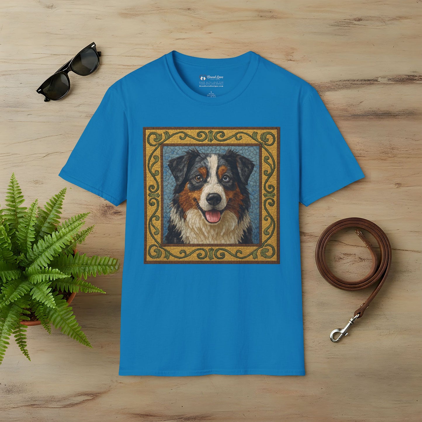 Australian Shepherd Mosaic T-Shirt