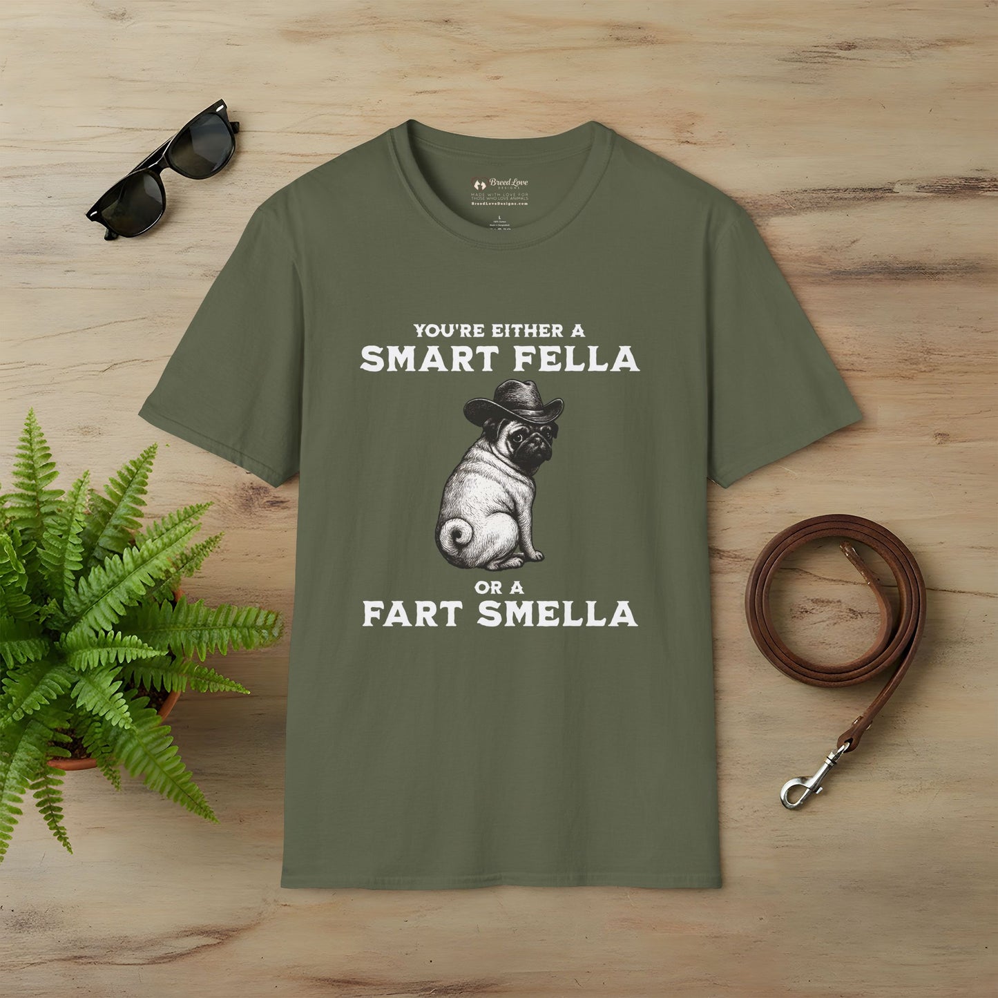 Smart Fella or Fart Smella T-Shirt