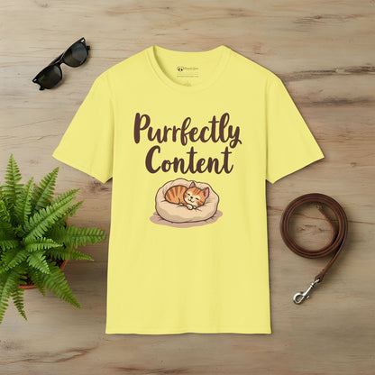Purrfectly Content T-Shirt