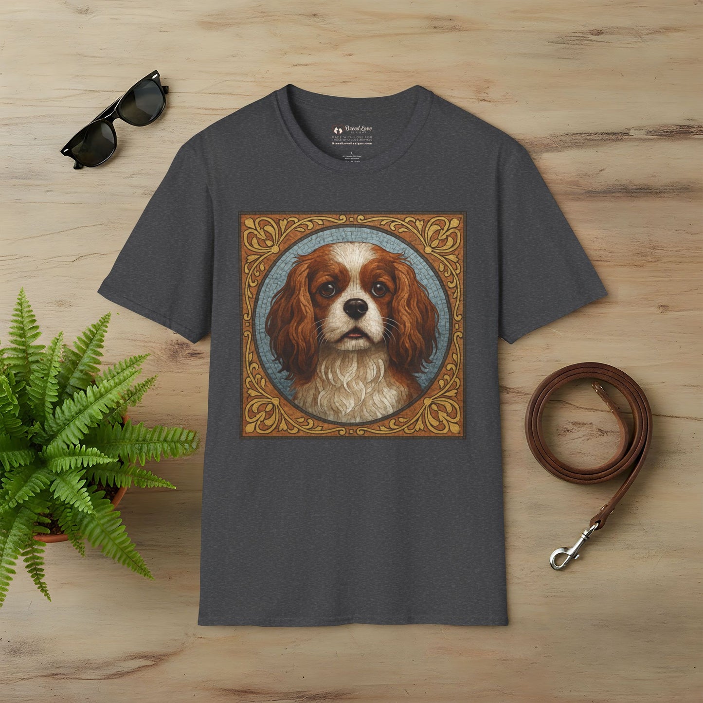 Cavalier King Charles Spaniel Mosaic T-Shirt