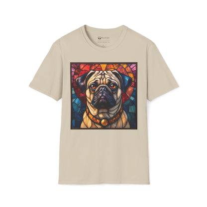 Stained Glass Pug T-Shirt