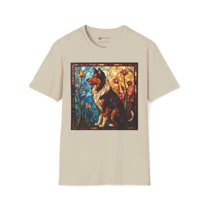 Stained Glass Collie T-Shirt