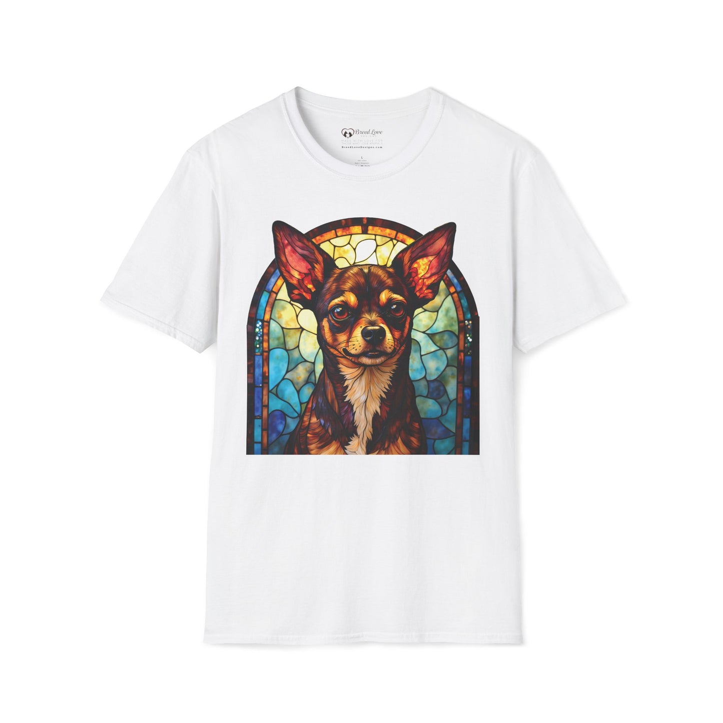 Stained Glass Chihuahua T-Shirt