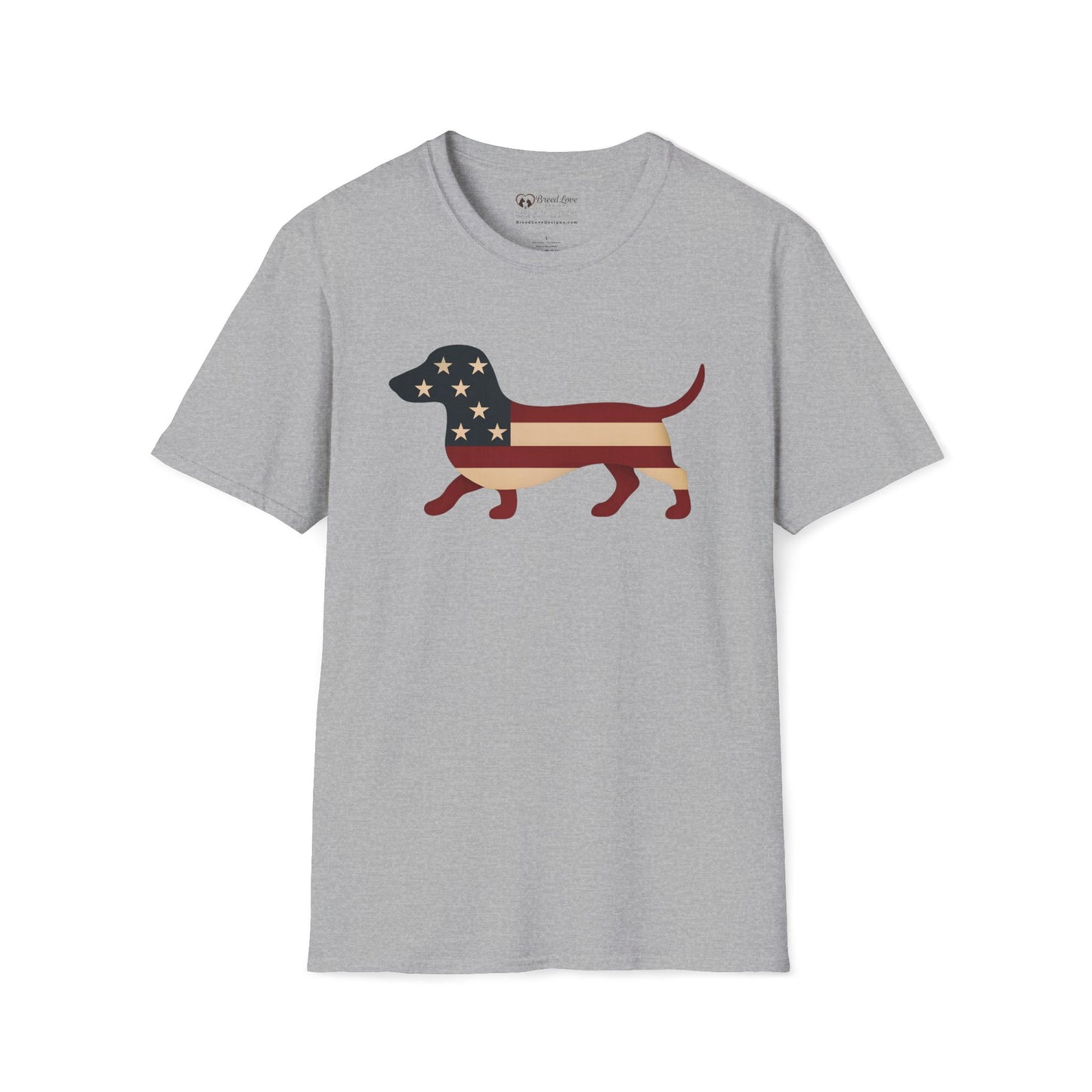 American Flag Dachshund T-Shirt