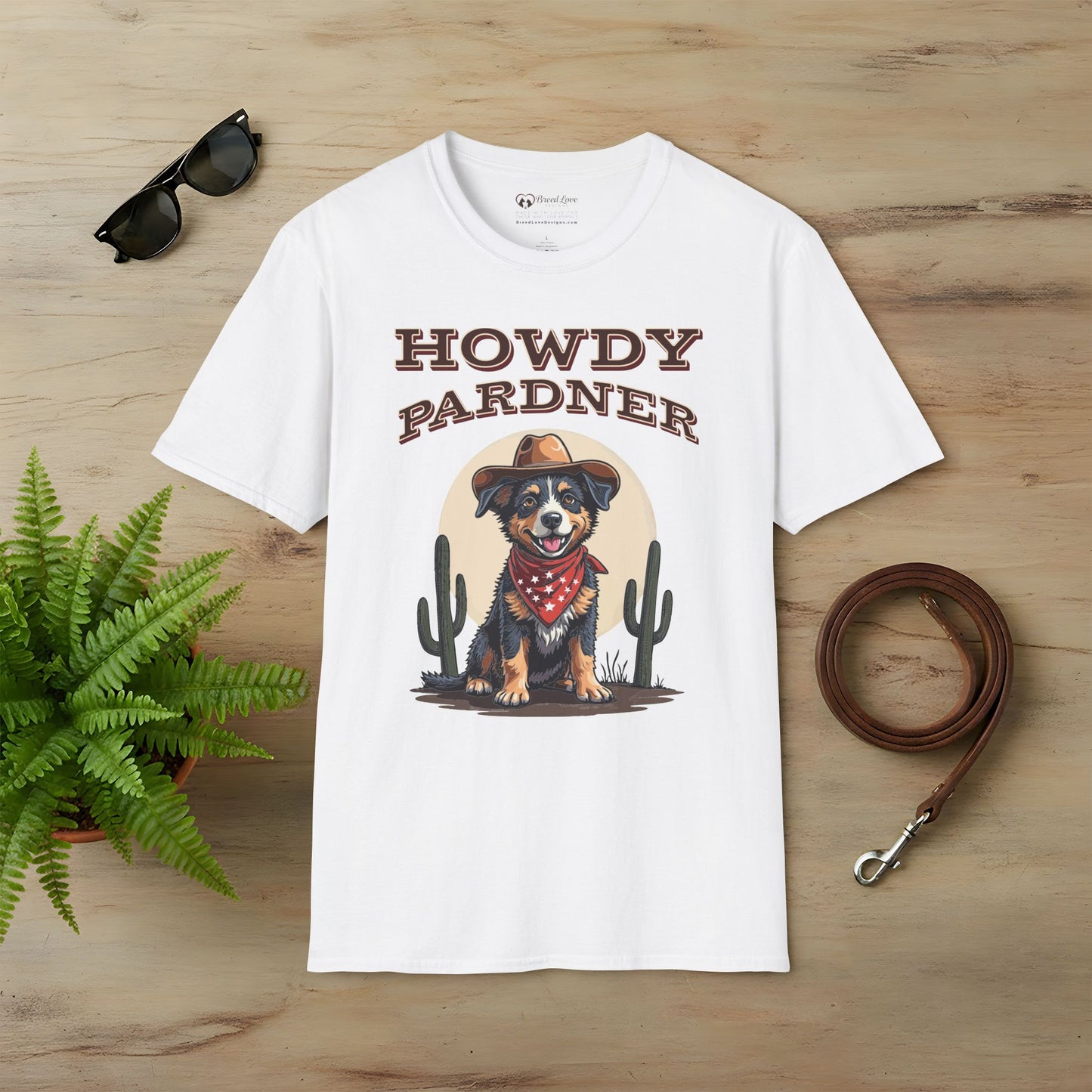 Howdy Pardner Border Collie T-Shirt