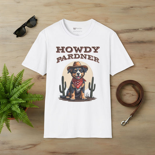 Howdy Pardner Border Collie T-Shirt