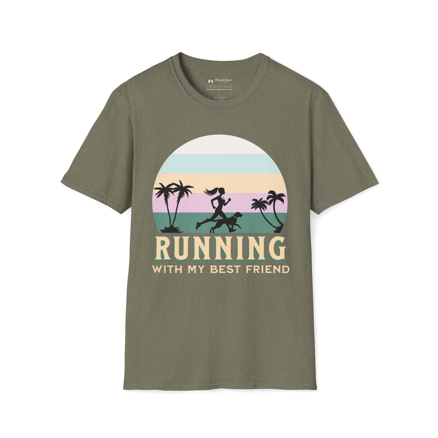 Running With My Best Friend - Female T-Shirt