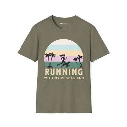 Running With My Best Friend - Female T-Shirt