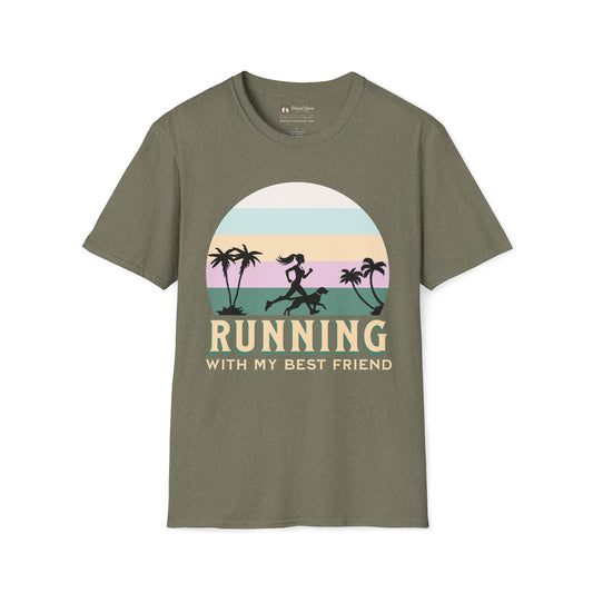 Running With My Best Friend - Female T-Shirt
