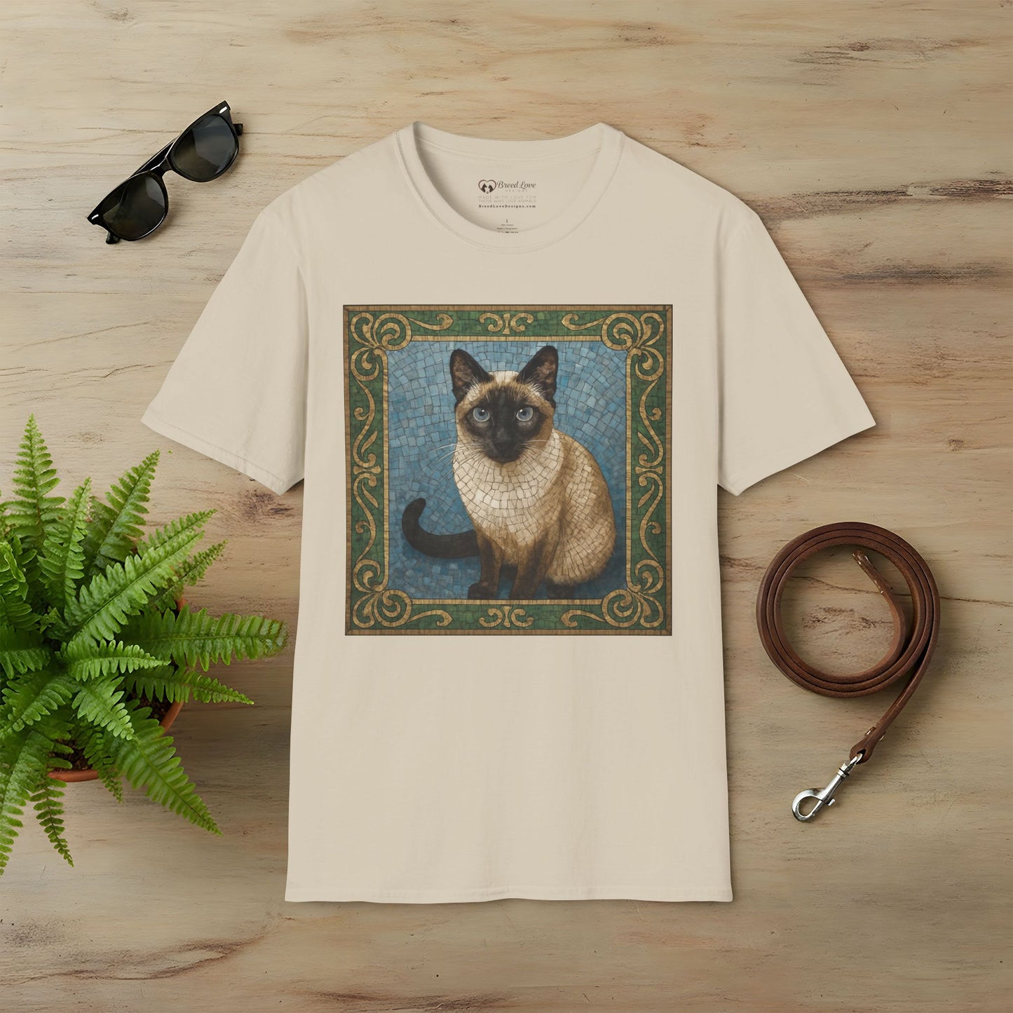 Siamese Cat Mosaic T-Shirt