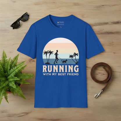 Running With My Best Friend - Male T-Shirt