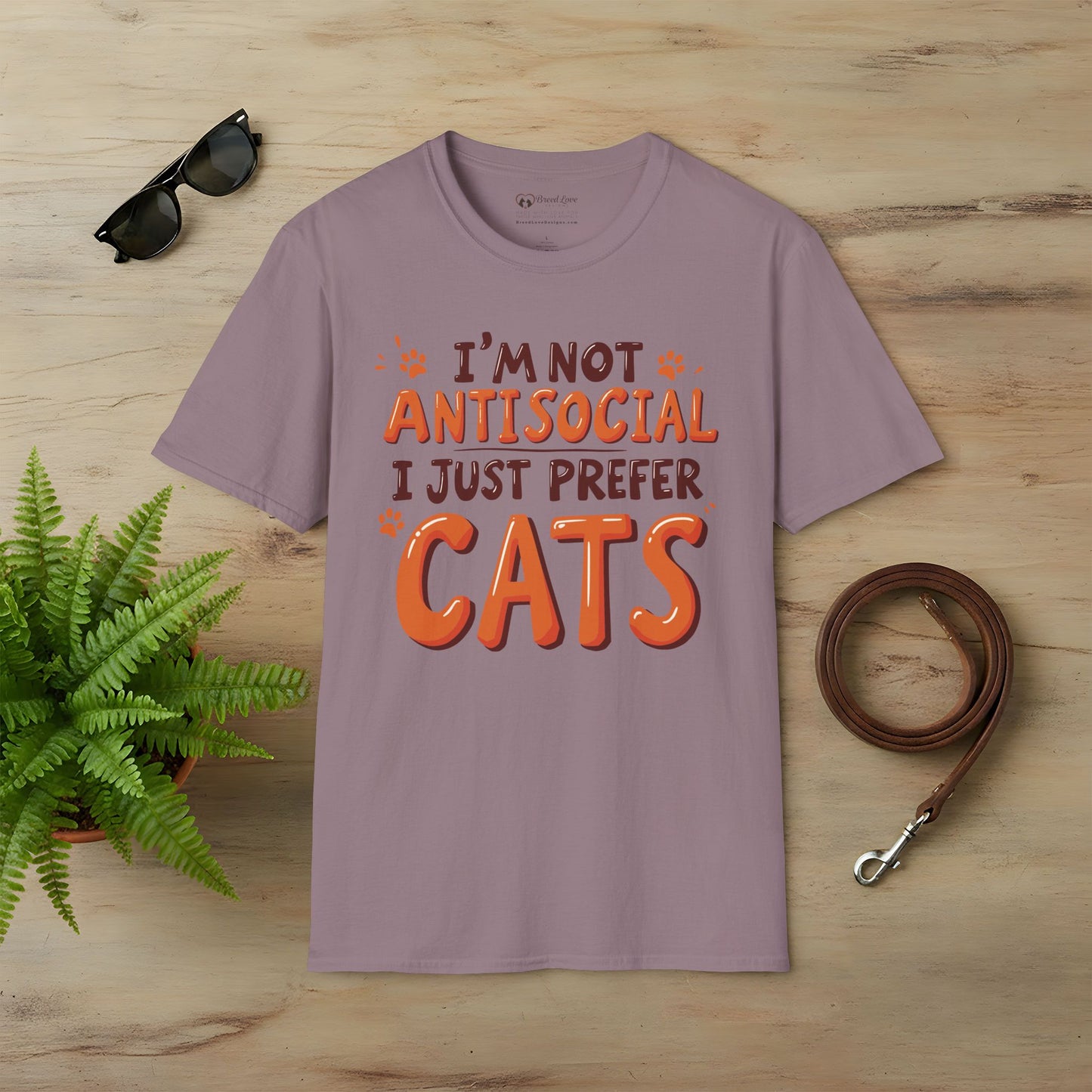 I'm Not Antisocial I Just Prefer Cats T-Shirt
