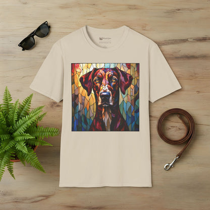 Stained Glass Great Dane T-Shirt