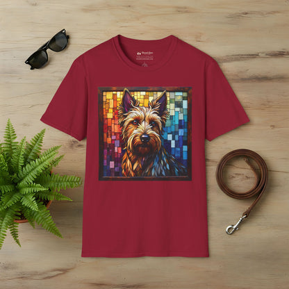 Stained Glass Terrier T-Shirt