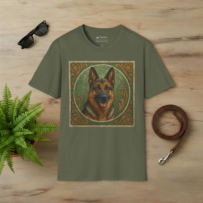 German Shepherd Mosaic T-Shirt