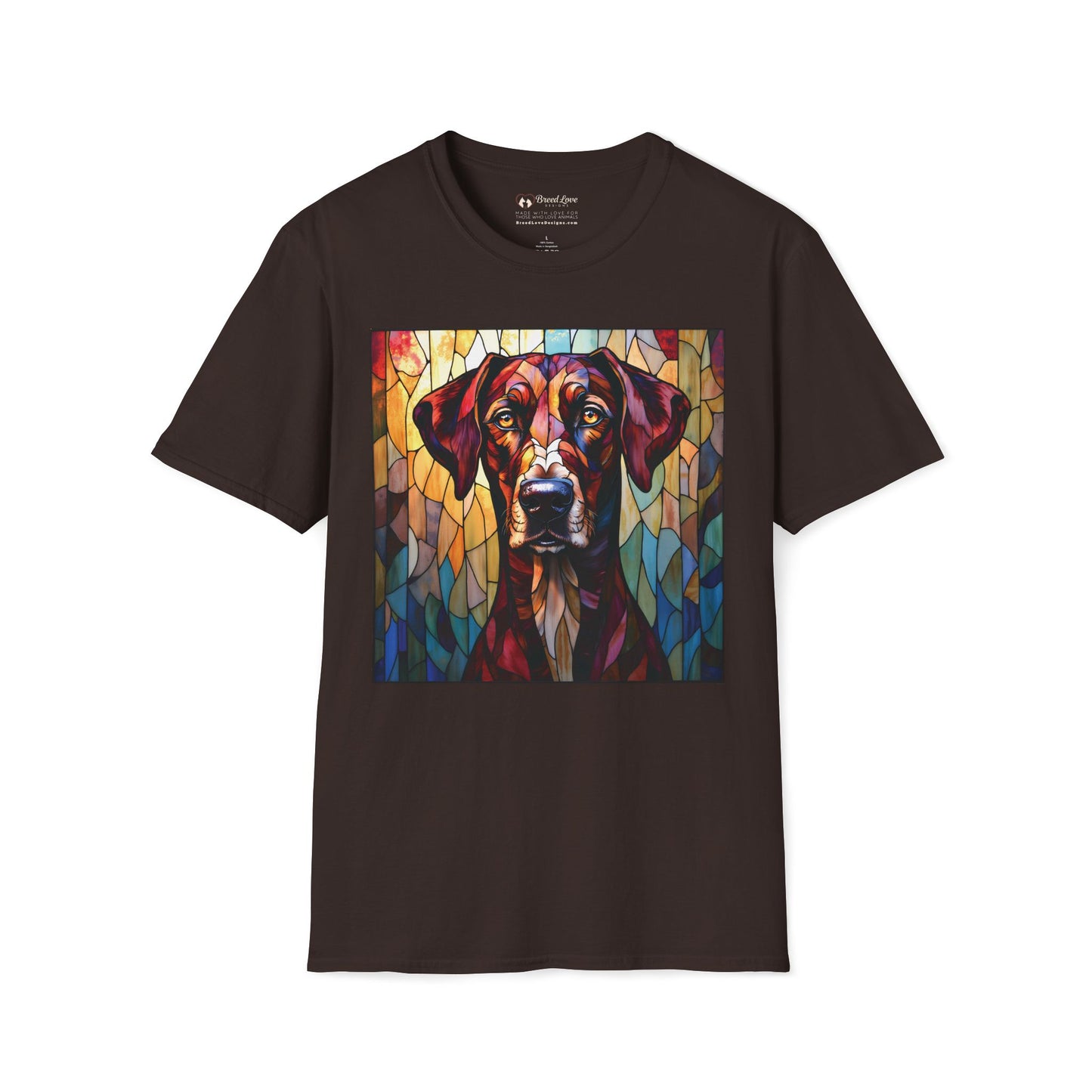 Stained Glass Great Dane T-Shirt
