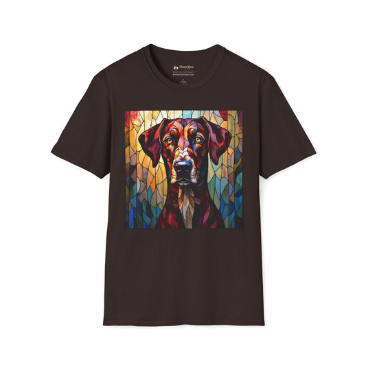 Stained Glass Great Dane T-Shirt