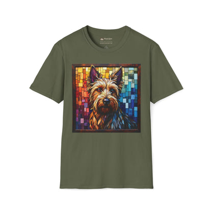 Stained Glass Terrier T-Shirt