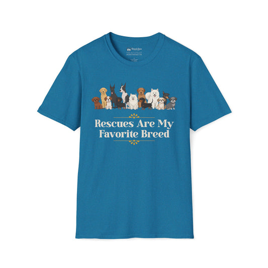 Rescues Are My Favorite Breed T-Shirt
