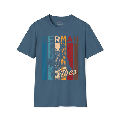 Retro German Shepherd Vibes T-Shirt