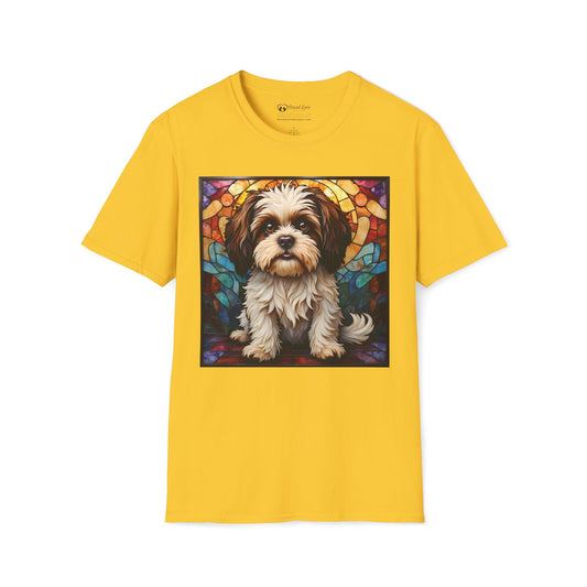 Stained Glass Shih Tzu T-Shirt
