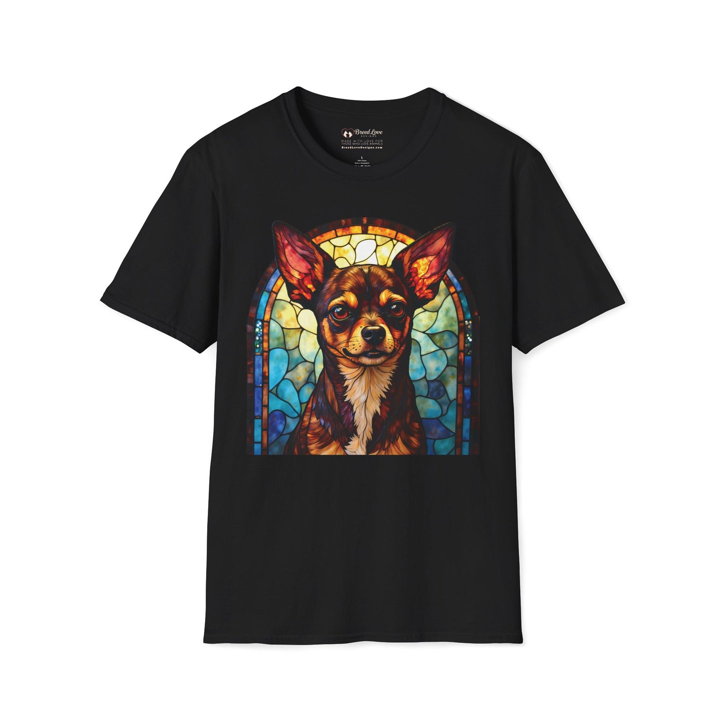 Stained Glass Chihuahua T-Shirt