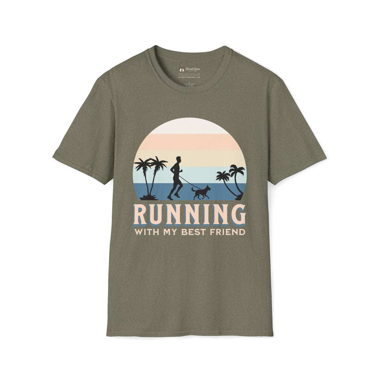 Running With My Best Friend - Male T-Shirt