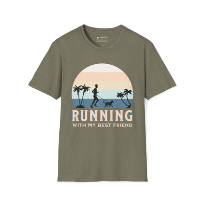 Running With My Best Friend - Male T-Shirt