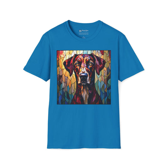 Stained Glass Great Dane T-Shirt