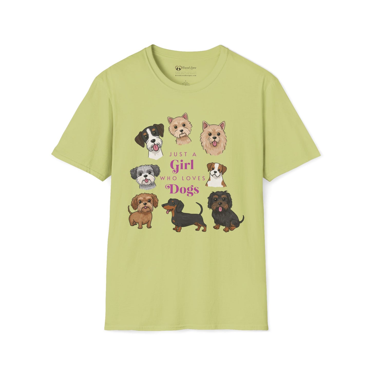 Just a Girl Who Loves Dogs T-Shirt