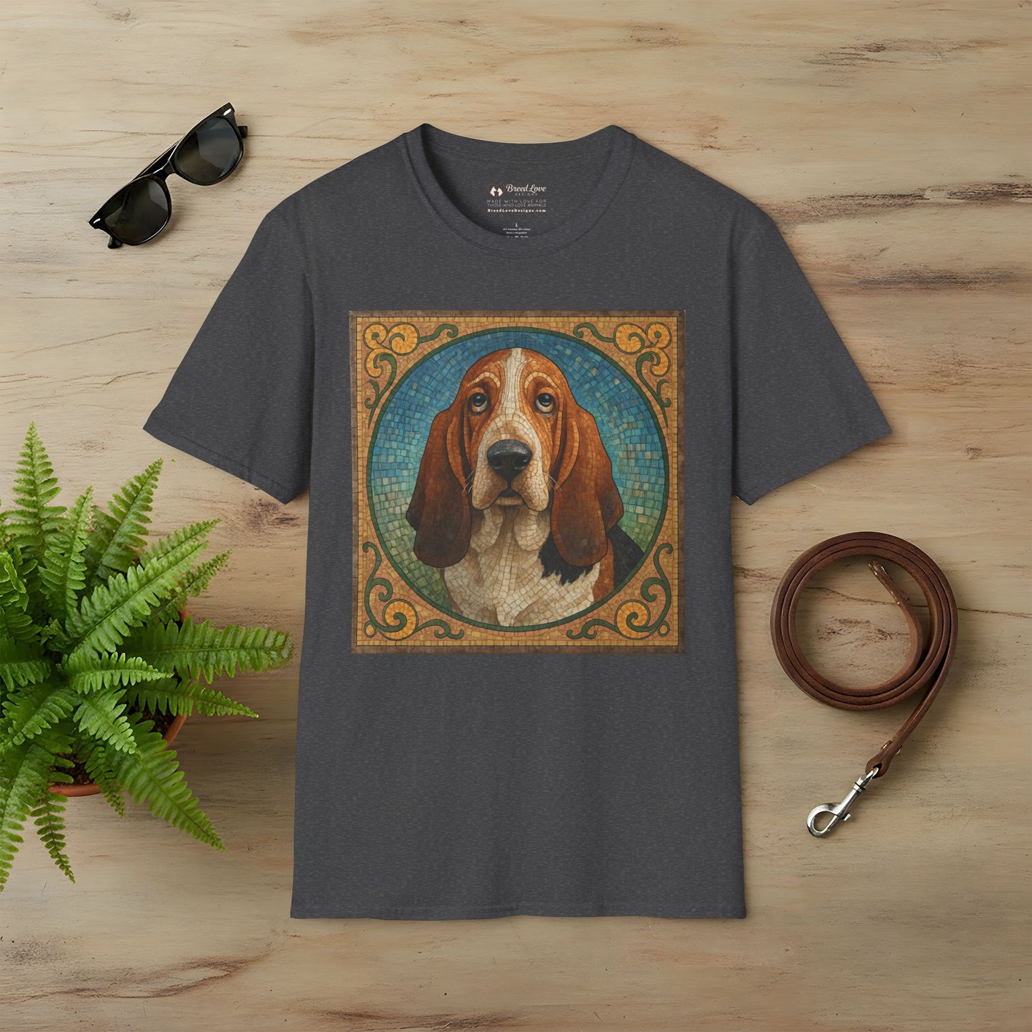 Basset Hound Mosaic T-Shirt