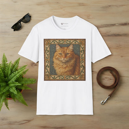 Orange House Cat Mosaic T-Shirt