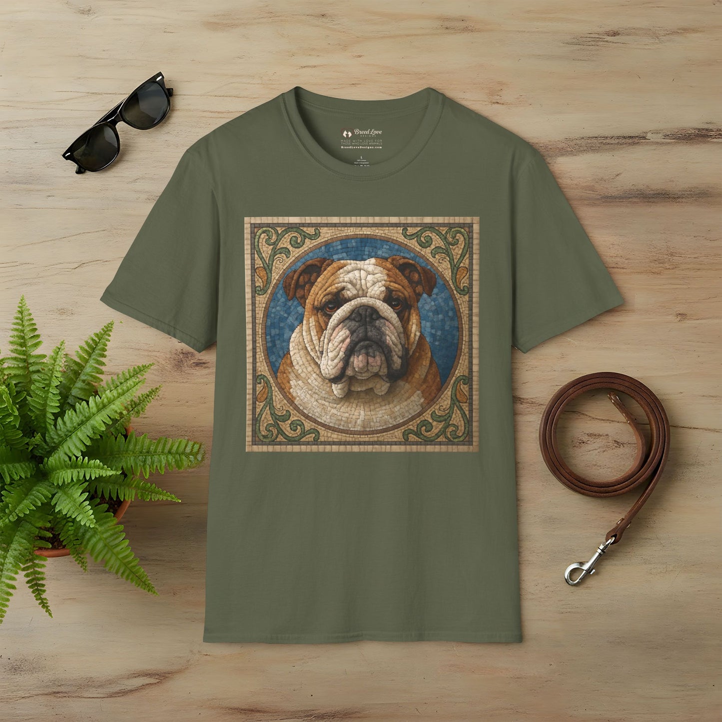 Bulldog Mosaic T-Shirt