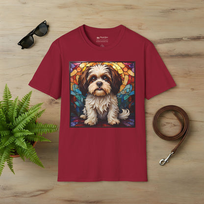 Stained Glass Shih Tzu T-Shirt