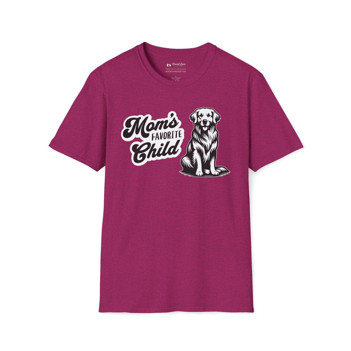 Mom's Favorite Child - Golden Retriever T-Shirt