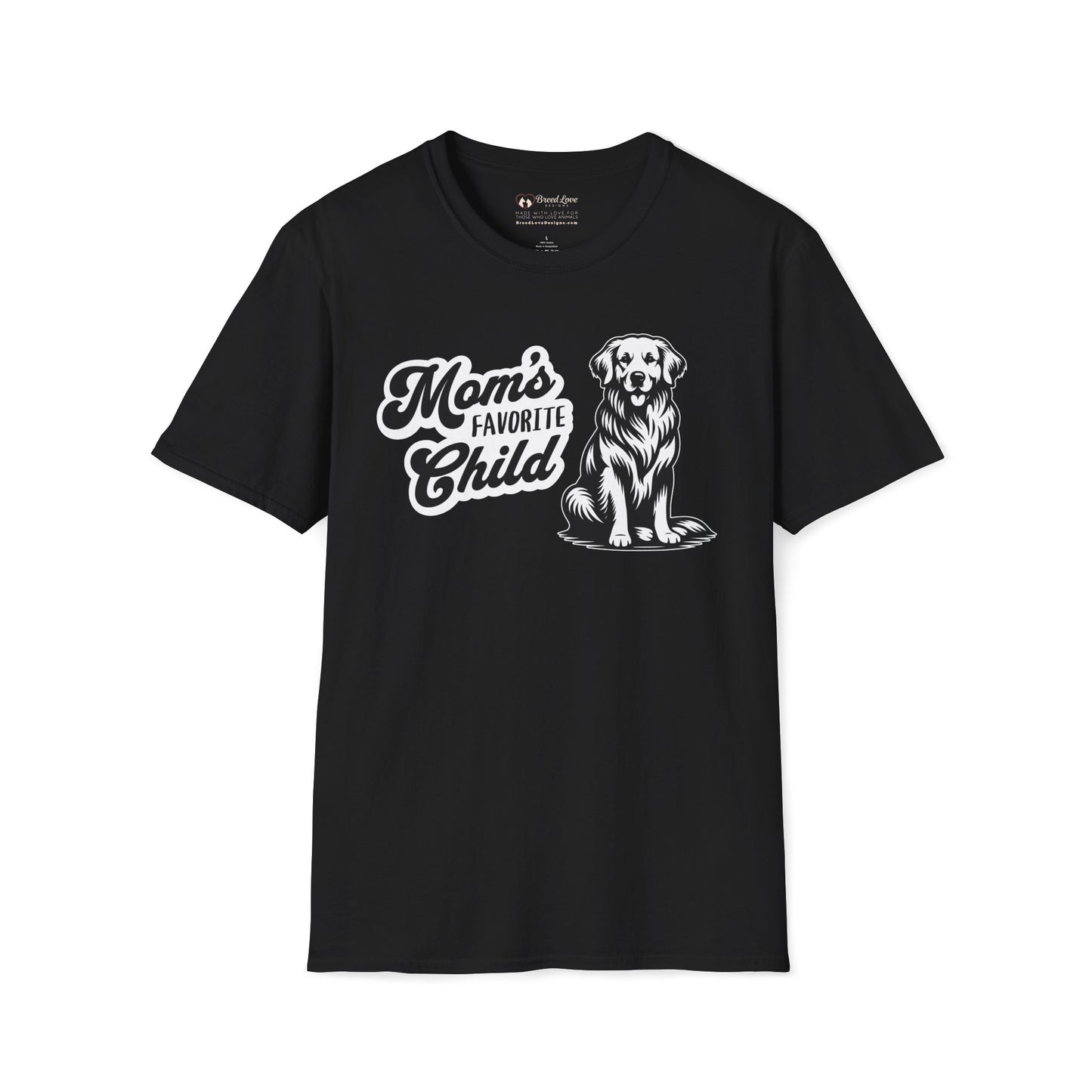 Mom's Favorite Child - Golden Retriever T-Shirt