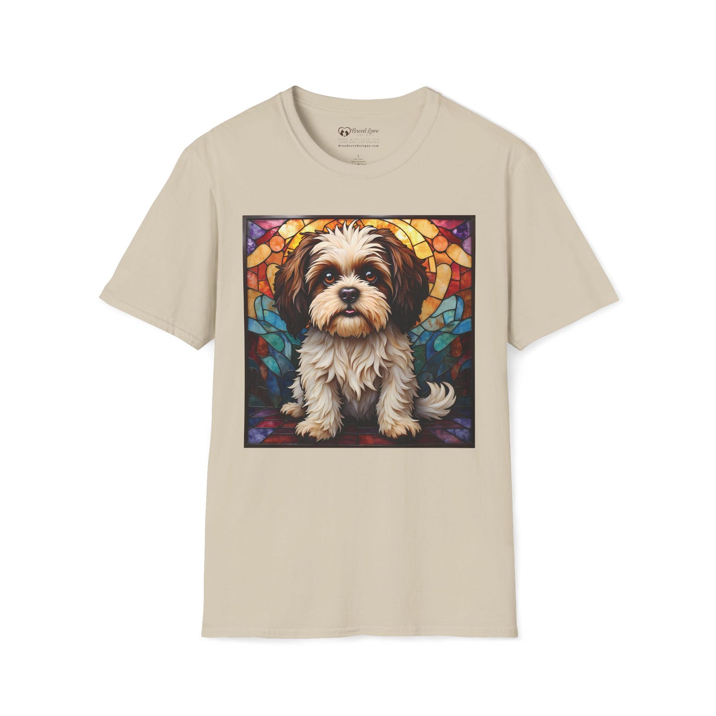 Stained Glass Shih Tzu T-Shirt