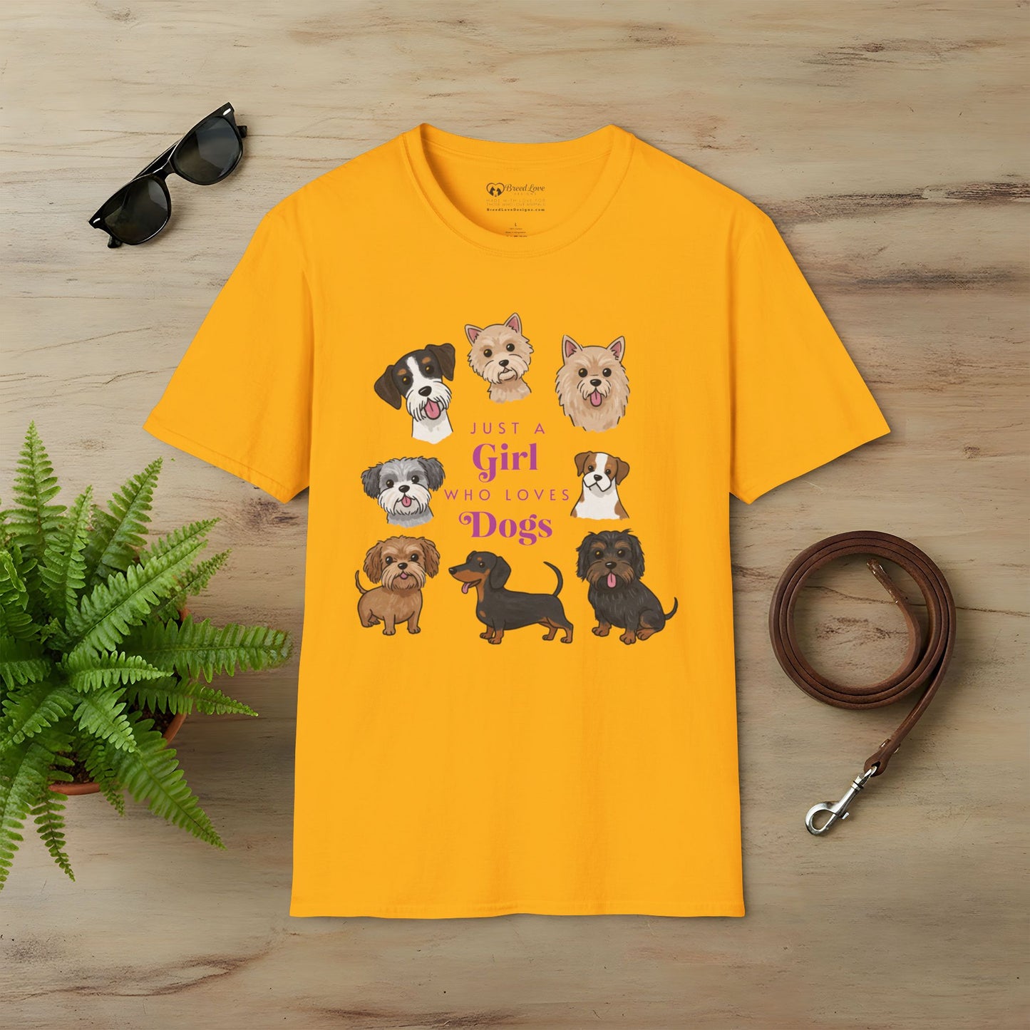 Just a Girl Who Loves Dogs T-Shirt