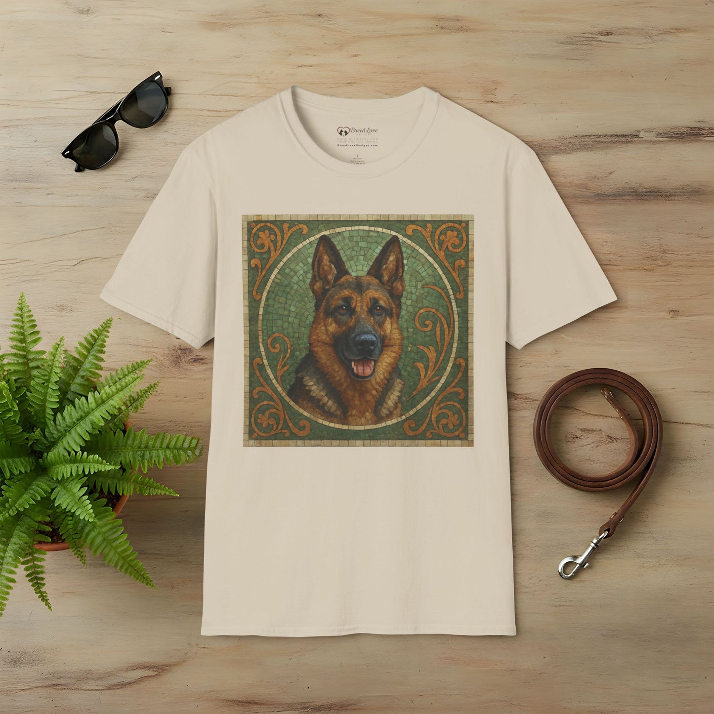 German Shepherd Mosaic T-Shirt