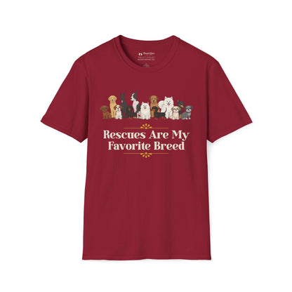 Rescues Are My Favorite Breed T-Shirt