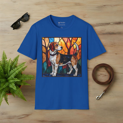 Stained Glass Beagle T-Shirt