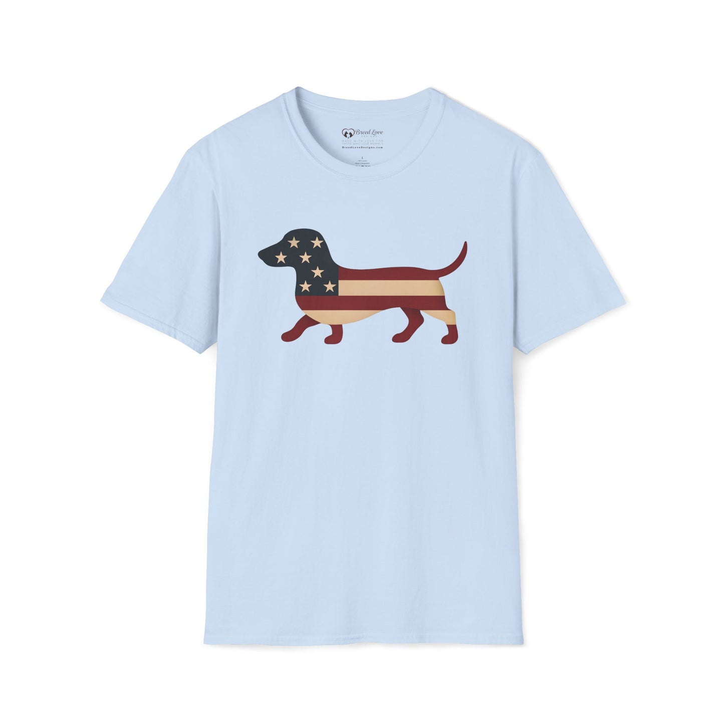 American Flag Dachshund T-Shirt