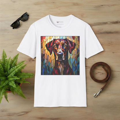 Stained Glass Great Dane T-Shirt