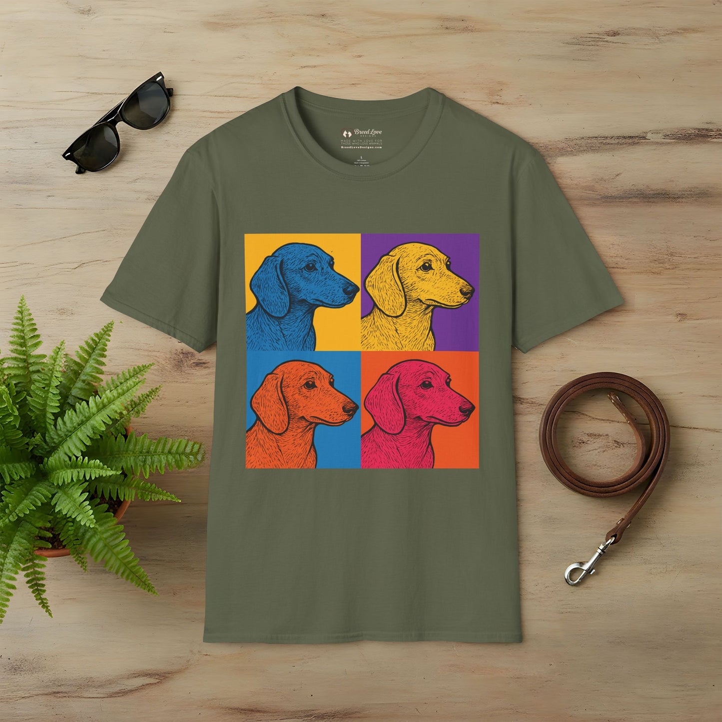Dachshund Pop Art T-Shirt