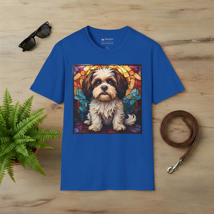 Stained Glass Shih Tzu T-Shirt