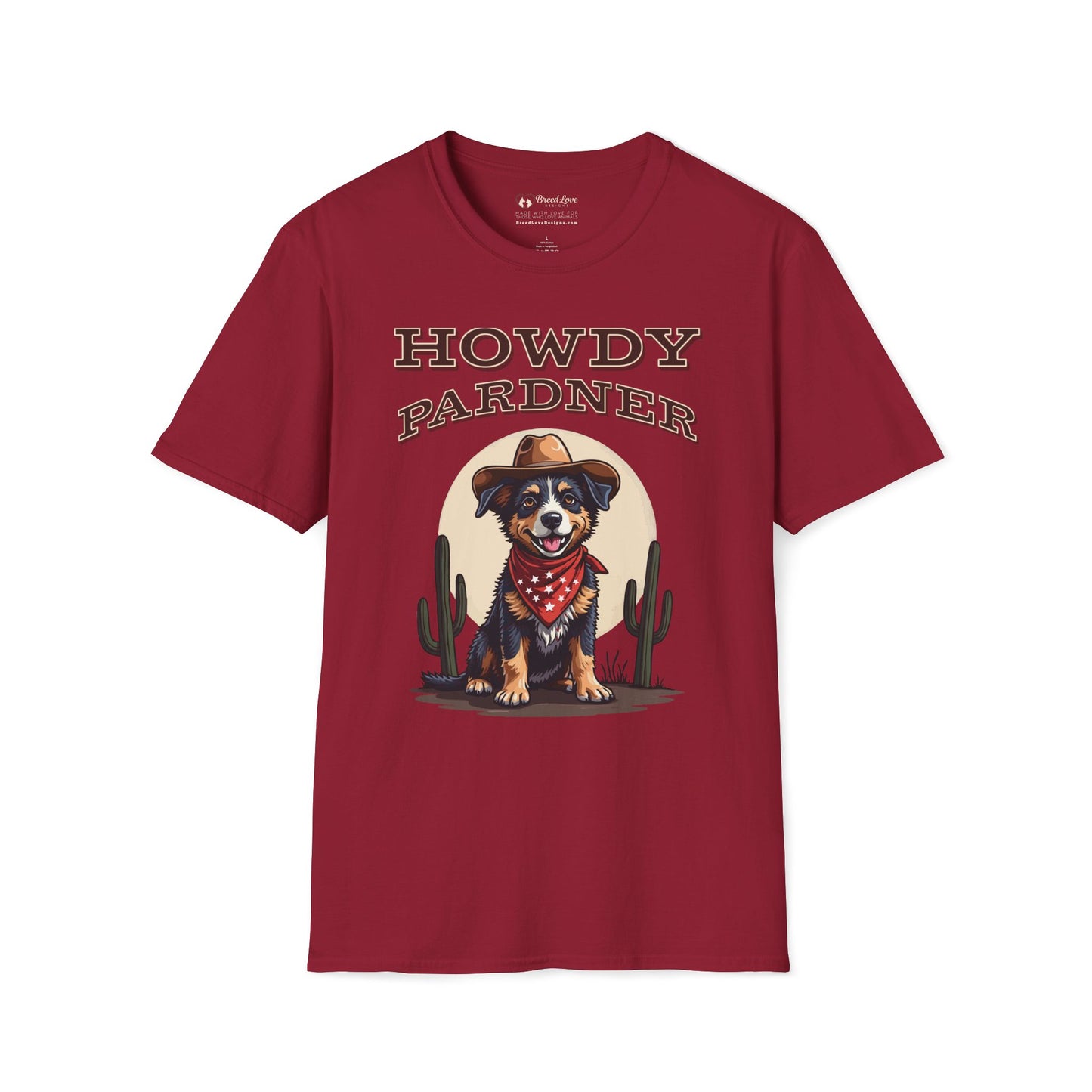 Howdy Pardner Border Collie T-Shirt