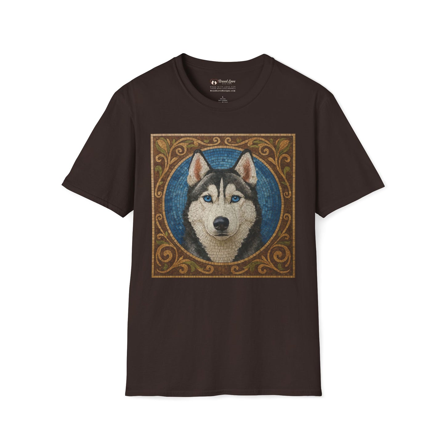 Siberian Husky Mosaic T-Shirt