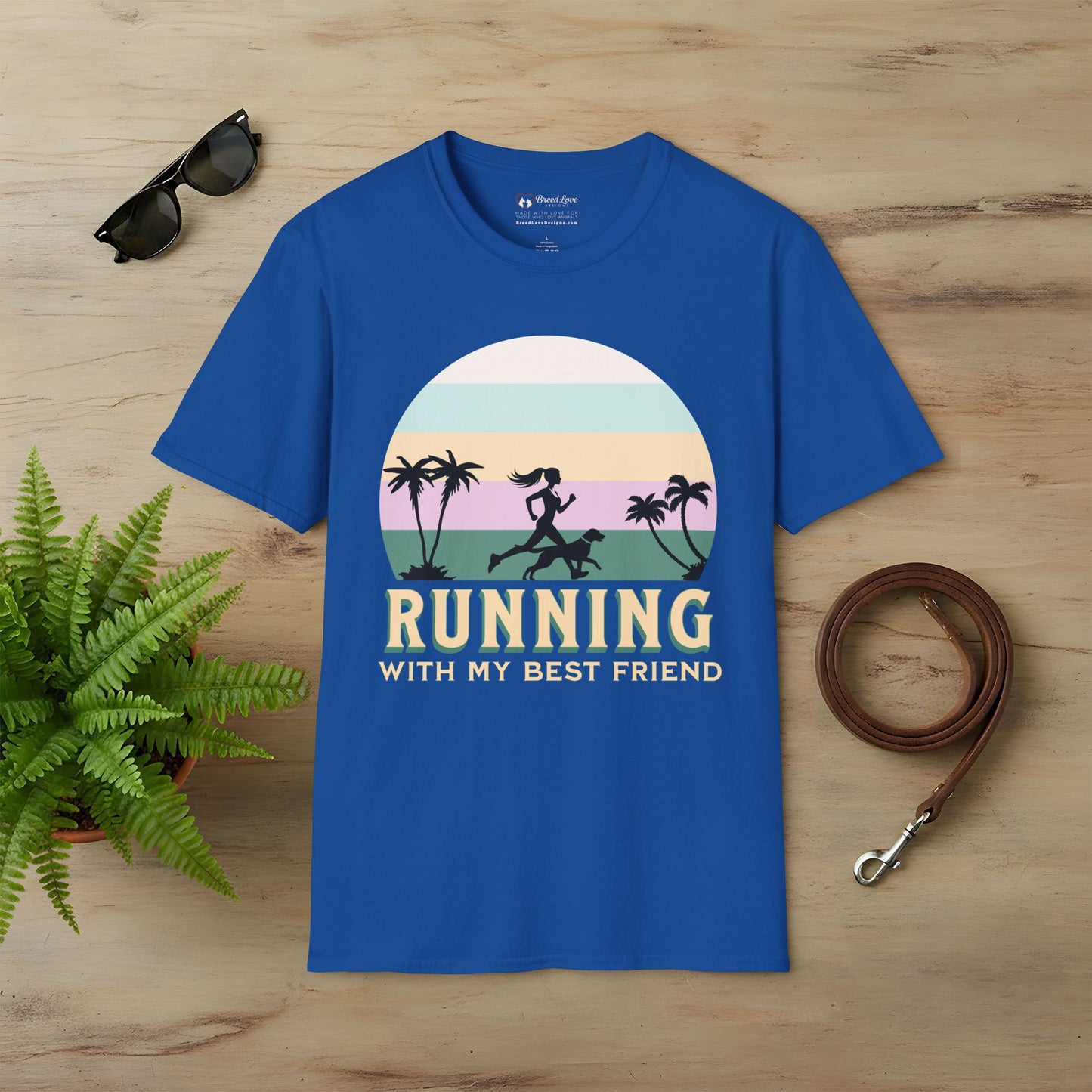 Running With My Best Friend - Female T-Shirt